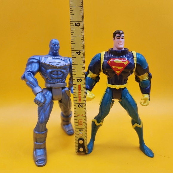 1995 Superman Man of Steel John Henry Irons Deep Dive 4.5" Kenner DC Comics - Picture 4 of 7